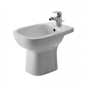DURAVIT - D-Code Stojící bidet, 350x540 mm, otvor pro baterii, bílá 22381000002