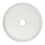 Umyvadlo na desku SAT Purity 36x36 cm čirá bez otvoru pro baterii, bez přepadu SATGLA3636T SATGLA3636T