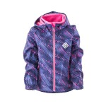 Bunda softshellová dívčí s kapucí, Pidilidi, PD1102-01, růžová - 98 | 3roky