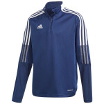 Tréninková dětská mikina Tiro 21 Youth Jr GK9661 modrá - Adidas 176