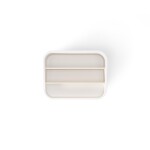 Organizér s odnímatelnými přepážkami Umbra BELLWOOD - bílý/přírodní