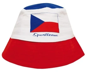 SPORTTEAM Klobouk jednoduchý ČR 2 (4891223067545)
