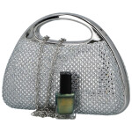 Luxusní dámská plesová kabelka Michelle Moon Selwix, stříbrná