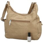Stylová dámská koženková crossbody kabelka Palmira, khaki