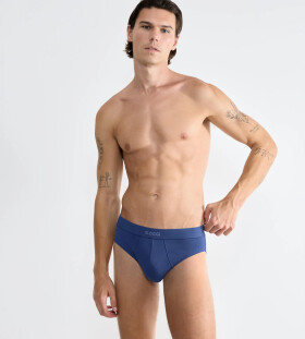 SLOGGI MEN EVER EASE – 2× měkké bavlněné slipy s technologií HeiQ Smart Temp Sloggi DEEP COBALT XL