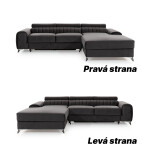 Sedací souprava Grayson Provedení: Pravá varianta, látka: Sola 18