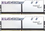 G.Skill Trident Z Royal Silver 32GB (2x16GB) 3200 MHz / DDR4 / CL16-18-18-38 / 1.35V / XMP 2.0 / LED podsvícení (F4-3200C16D-32GTRS)