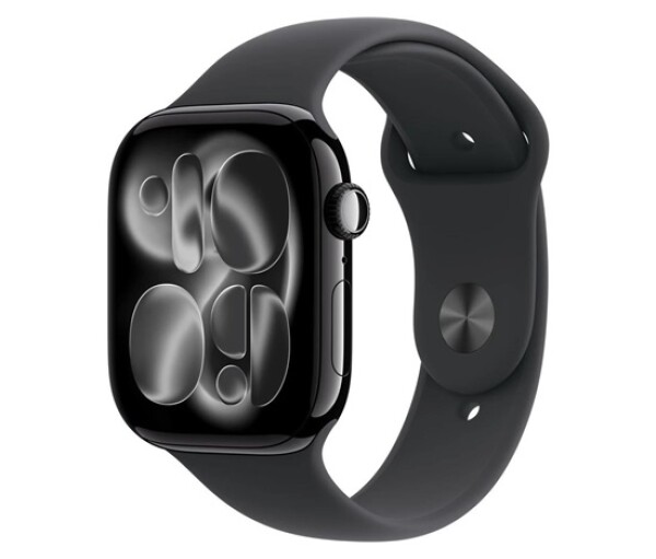 Apple Watch Series 11 GPS 46mm Jet Black Aluminium Case with Black Sport Band - M/L EDF_1218836