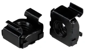 StarTech klecové matice M5 černé / Matice / 100 ks / ocel (CABCAGENUT2B)