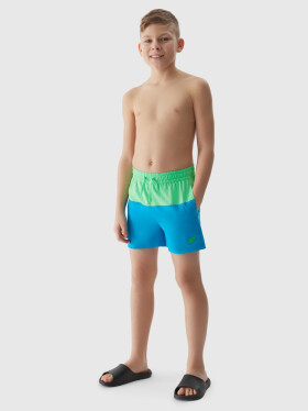 Chlapecké plážové šortky typu boardshorts 4F - modré Velikost: 134/140