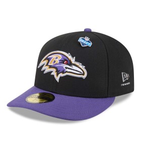 New Era Pánská kšiltovka Baltimore Ravens NFL 2026 Draft Pre-Curved 59FIFTY Fitted Velikost: 7 1/4