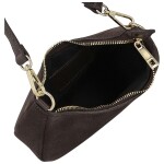 Stylová dámská kožená kabelka na rameno Kilix, tmavě hnědá
