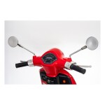 Mamido Dětský elektrický skútr Vespa ROMA červený