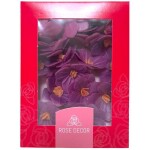 Dekorace oplatková - Hortenzie fialová 18 ks