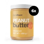 Arašídové máslo - GymBeam (křupavé, 6 x 1000 g) (5951-14-6x1000g-crunchy)