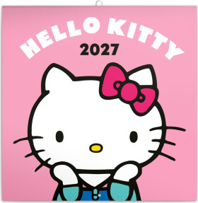 Kalendář 2027 poznámkový: Hello Kitty , 30 x 30 cm
