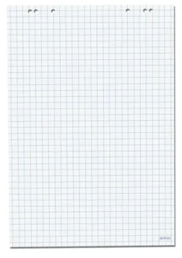 Herlitz Flipchartový blok / kostičkovaný / 5ks (10834141)