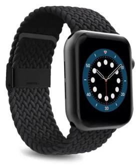 Puro Loop 42/44/45/49 mm černá / Řemínek pro Apple Watch / Nylon (AW44LOOPBLK)