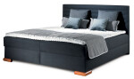 Boxspring Coralo Nožičky: D - moření stříbrné, Rozměr: 180 x 200 cm, varianta nožiček: noha 2