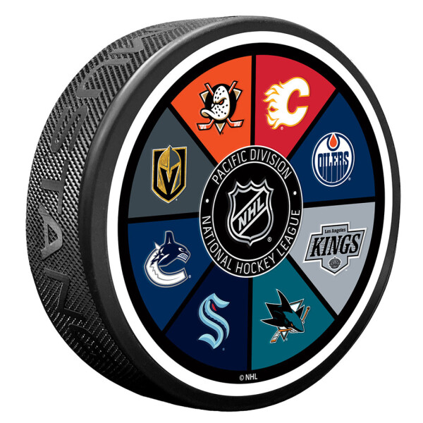 Mustang Puk NHL Pacific Division Puck