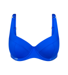 SUMMER TROPICS – Minimizer plavkový top pro perfektní podporu Triumph BLUE COMBINATION 44D