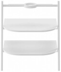 RAVAK - Yard Konstrukce s policemi pod umyvadlo, matná bílá D80000E005