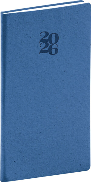 Týdenní diář 2026 NOTIQUE kapesní - Essenza švestka, 9 x 15,5 cm