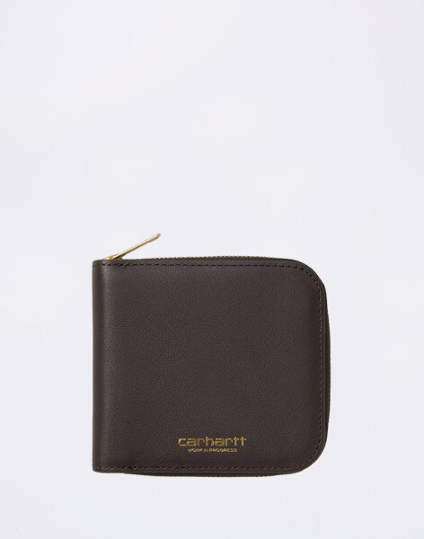 Carhartt WIP Leather Wallet Tobacco / Gold