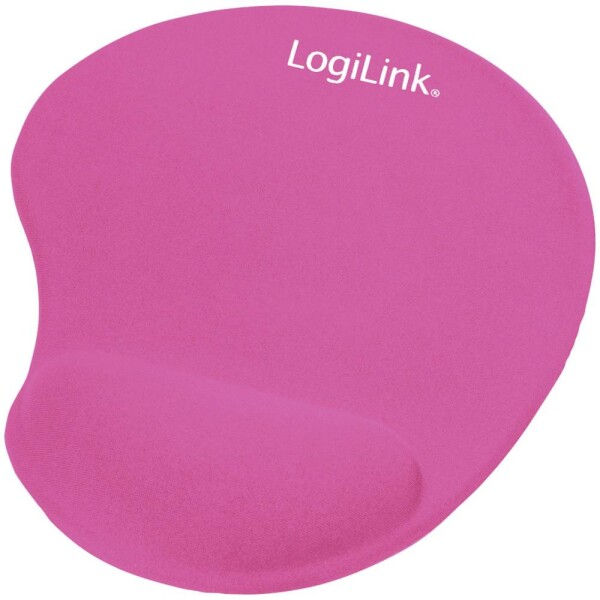 LOGILINK - Gelová podložka pod myš - ergonomická / růžová (ID0027P)