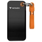 Verbatim Pocket SSD Externí disk 1TB černo-oranžová / USB-C 3.2 Gen 2 / R: 1000MBs / W: 1000MBs (32193)