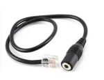 WELL Mairdi MRD-QD172 černá / Redukce / RJ9 na 3,5 mm jack / 0,8 m / pro telefony Yealink (10000218)