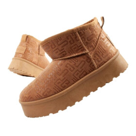 Lee Cooper snow boots women winter fashion fur insulated boots brown dámské 38