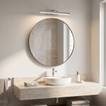 Koupelnové nástěnné LED svítidlo SWE001-1W 43cm CHROME OSW-20100