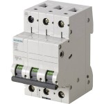 Siemens 5SL63067 5SL6306-7 elektrický jistič 3pólový 6 A 400 V