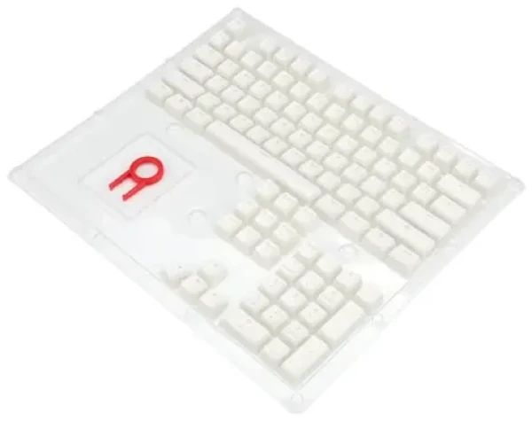 Redragon A130 PBT Doubleshot bílá / kryty kláves / 104 ks / US (A130 White)