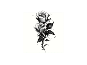 Dovoz Tetování růže Barva: 2