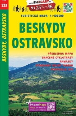 SC 223 Beskydy, Ostravsko 1:100 000