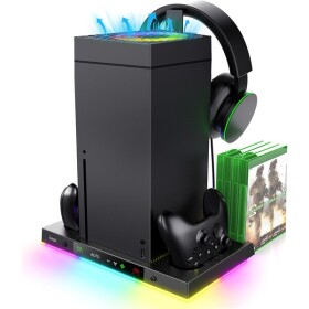 IPega XBX024S Multifunkční Nabíjecí RGB Stojan s Chlazením pro Xbox (57983122487)