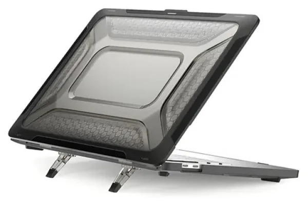 Devia Super Scratch-Proof Hard Jacket matná černá / Kryt / Apple MacBook Air 13" (2020) (6938595366574)