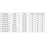 MEXEN/S - Velar L sprchový kout, posuvné dveře 100 x 120, dekor, černá 871-100-120-33-70