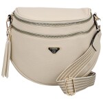 Stylová dámská koženková ledvinka Fima, béžová