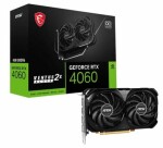 MSI GeForce RTX 4060 VENTUS 2X BLACK OC 8GB / 1830 - 2460Mhz / 8GB GDDR6 / 128bit / 1x HDMI + 3x DP / 115W (RTX 4060 VENTUS 2X BLACK 8G OC)