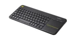 Logitech Wireless Touch Keyboard K400 / Bezdrátová klávesnice / Touchpad / USB (920007141)