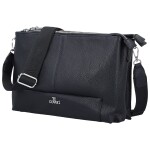 Trendy dámská koženková crossbody kabelka Kalle, tmavě modrá