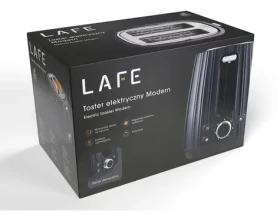 Lafe Modern Pro LAFTST47464 černá / Topinkovač / 1080 W / 2 topinky / rozmrazování / nastavitelný termostat (LAFTST47464)