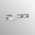 IDEAL STANDARD - Archimodule Krycí 2-otvorová rozeta 83 x 166 mm, chrom A1505AA