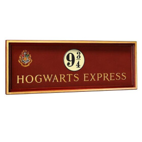 Harry Potter Cedule nástěnná - Bradavický expres 9 3/4