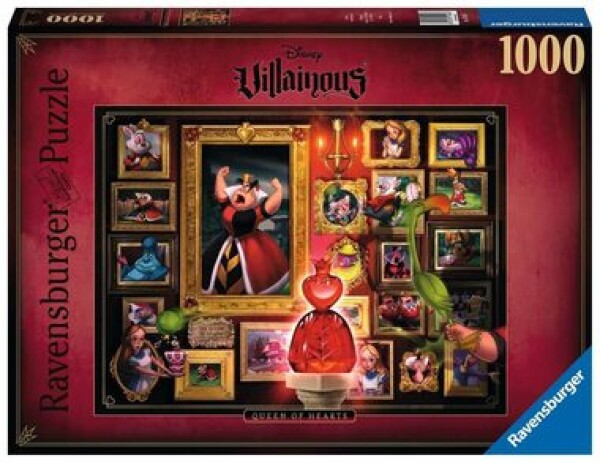 Ravensburger Villainous: Srdcová královna 1000 dílků