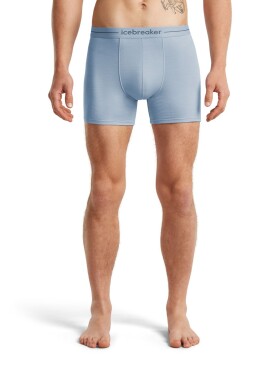Pánské merino boxerky ICEBREAKER Mens Anatomica Boxers, Zinc Blue velikost: S