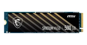 MSI SPATIUM M450 500 GB / M.2 2280 / PCIe Gen4 / 3D TLC / R: 3600MBps / W: 2300MBps / MTBF: 1.5mh (S78-440K380-P83)